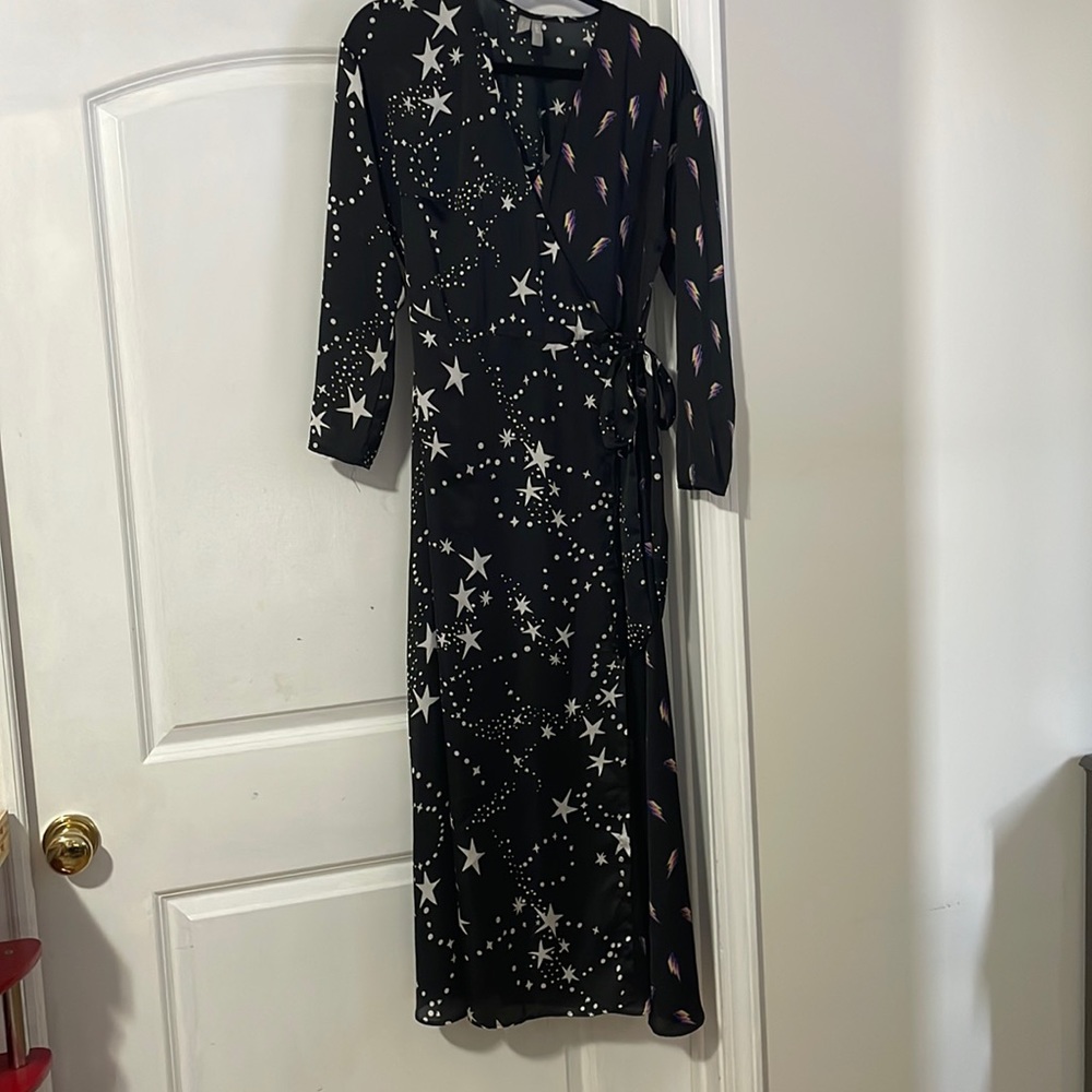 Maxi wrap dress